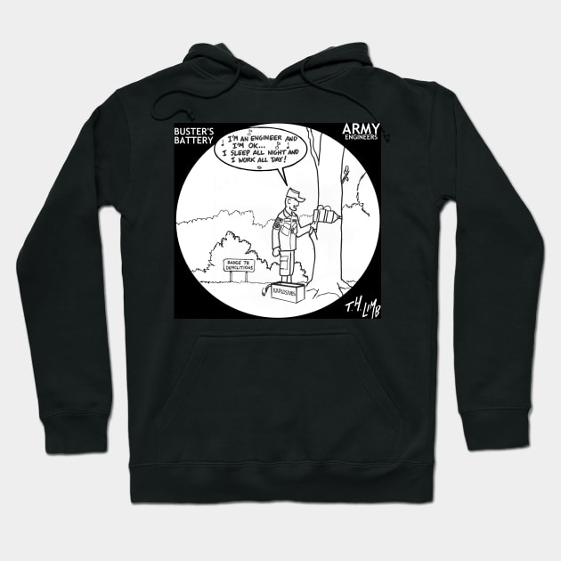 Army Engineers Hoodie by Limb Store